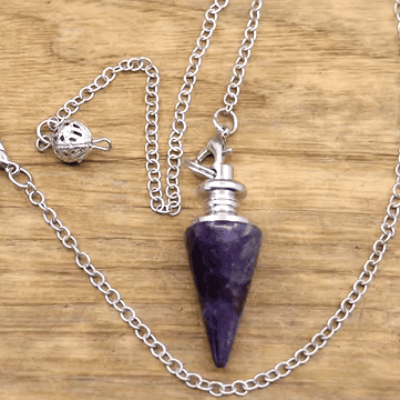 Bijoux pierre naturelle - AmethystsNaturalStone - Mauve