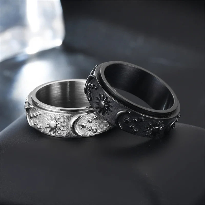 bague-anti-stress-sunlight-noir-et-argent