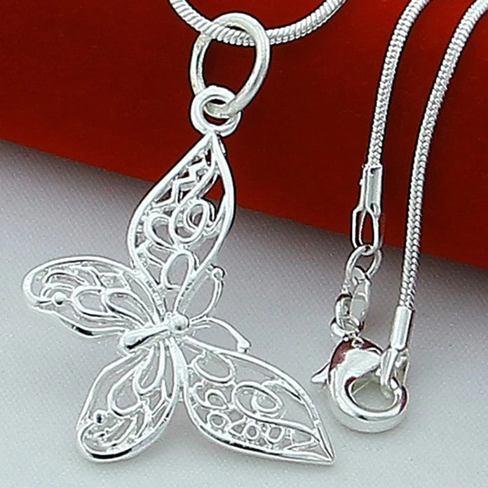 collier-en-argent-butterfly-classique