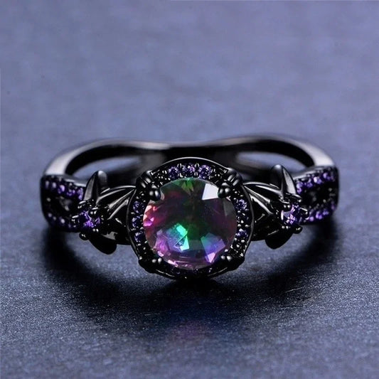 BAGUE-VINTAGE-AMÉTHYSTE-NOIR-FOND