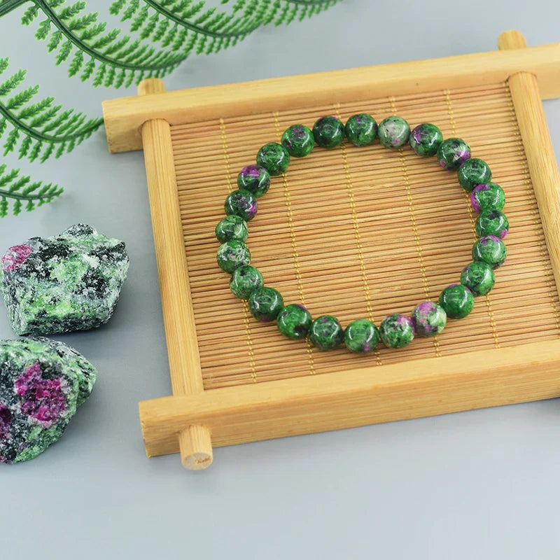 Bracelet en Perles - NaturalStoneBracelet™ - Epidote