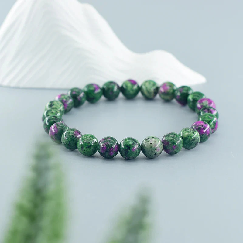 Bracelet en Perles - NaturalStoneBracelet™ - Epidote