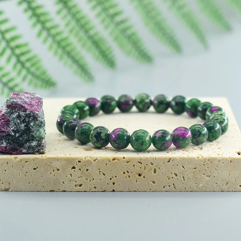 Bracelet en Perles - NaturalStoneBracelet™ - Epidote