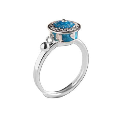 bague-anti-stress-tibétaine-bleu