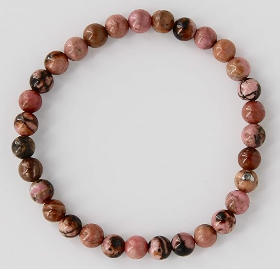 Bracelet en Perles - NaturalStoneBracelet™ - Rhodonite