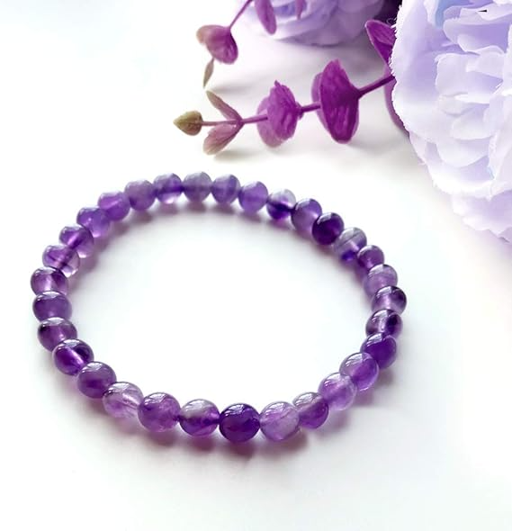 Bracelet en Perles - NaturalStoneBracelet™ - Amethyst