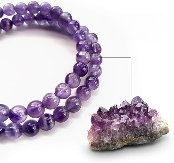 Bracelet en Perles - NaturalStoneBracelet™ - Amethyst